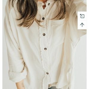 Carly Jean Los Angeles  "Alice Boho Button Up"